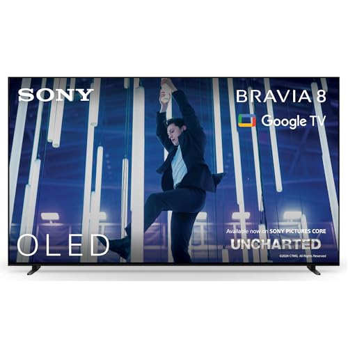 Sony BRAVIA 8 OLED 65 Zoll 4K HDR Google Smart TV (2024) | Gaming Features,IMAX Enhanced, Dolby Vision Atmos, Chromecast, Apple AirPlay, 120Hz 65XR80