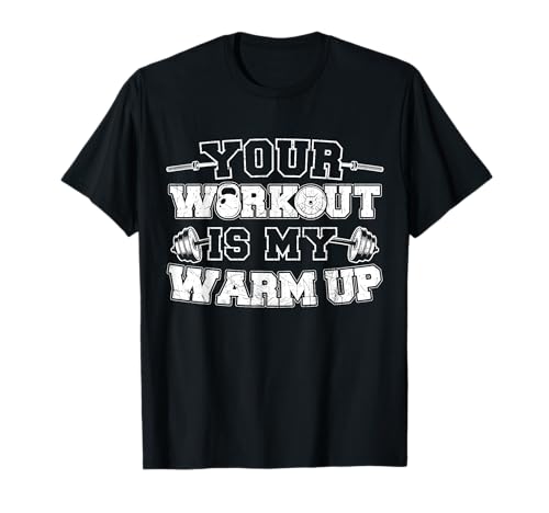 Lustiges Fitness Workout Warmup Fitnessstudio T-Shirt T-Shirt