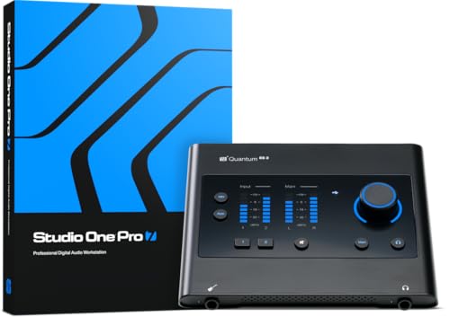 PreSonus Quantum ES 2 USB-C Audio-Interface, 2x2, 24-Bit/192kHz mit MAX-HD-Preamps und Studio One+ Software