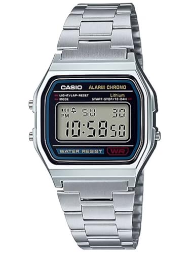CASIO Mens Classic Stainless Steel Digital Watch