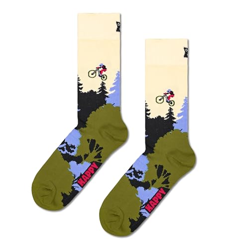 Happy Socks MOUNTAIN BIKE SOCK (DE/NL/SE/PL, Numerisch, 41, 46, Regular, Regular, MEHRFARBIG)