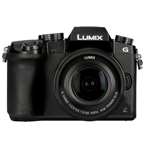 Panasonic LUMIX G DMC-G70MEG-K Systemkamera (16 Megapixel, OLED-Sucher, 7,5 cm OLED Touchscreen, 4K Foto und Video) mit Objektiv H-FS12060/F3,5-5,6/ OIS schwarz