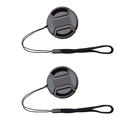 ULBTER 40,5mm Objektiv Deckel Objektivdeckel für Sony E-Mount 16-50 mm F3.5-5.6 Objektiv mit Riemen für Sony Alpha a6600 a6500 a6400 a6300 a6100 a6000 a5100 a5000 Kameradeckel - 2 Stück