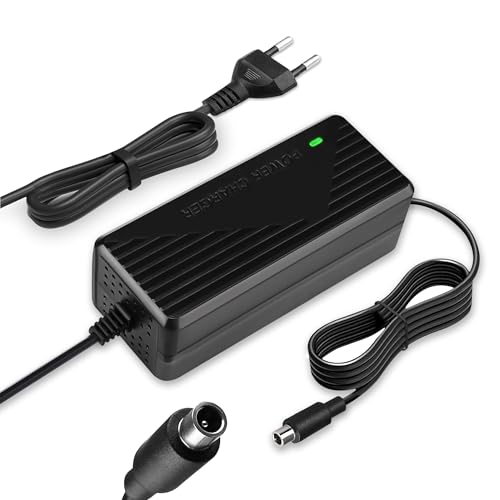 Xahpower 42V 2A E Scooter Ladegerät, Netzteil Ladekabel für Xiaomi M365, Pro 2, Pro, 1S, M365 Pro, Ninebot Max G30L, ES1, ES2, E22, Aovo Pro ES80, M365, ES60, Bird, Lime-S Elektroscooter Adapter
