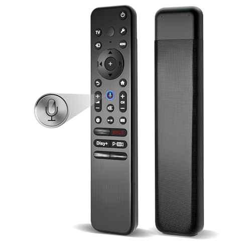 Ersatzfernbedienung für Sony Smart TVs, Fernbedienung mit Sprachfunktion Kompatibel mit Sony Bravia XR/K Series 4K HDR QLED OLED Google Smart TVs