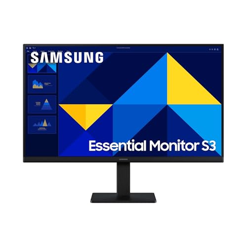 Samsung 27 Zoll Essential S3 S30GD, Full HD 1080p (1.920 x 1.080), PC-Monitor, Bildschirm, 100 Hz, IPS-Panel, Game Mode, Off Timer Plus, Eye Saver Mode, Flicker Free, LS27D304GAUXEN