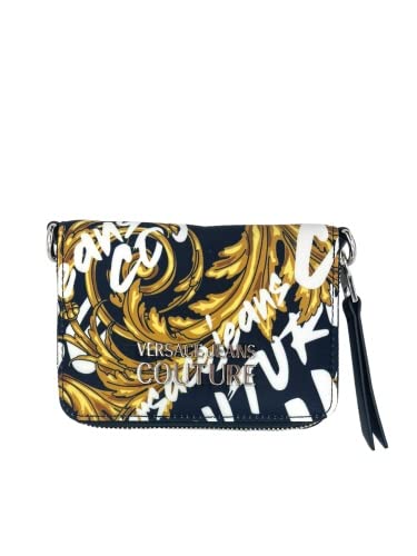 VERSACE JEANS COUTURE Umhängetasche, Geldbeutel, Barock Schwarz-Weiß