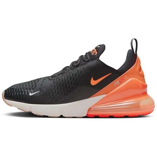 Nike Herren Air Max 270 Sneaker, Black/Total Orange/Bright Crim, 44 EU