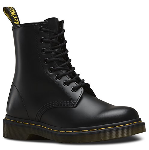 Dr. Martens 1460 Glatt, Erwachsene Unisex Stiefel,, Schwarz (Black), 40 EU