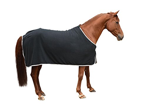 Covalliero Fleecedecke RugBe Economic schwarz, 125cm