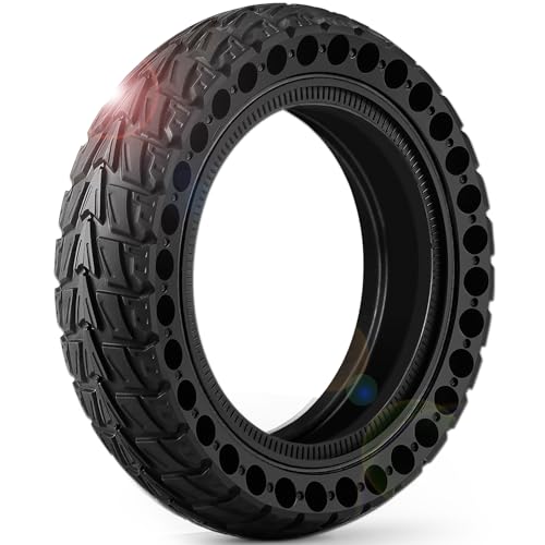 Monuary 1er-Pack E-Scooter-Reifen 50/75-6.1 Schlauchlose Vollgummireifen, die Auch für die Größen 8,5 x 2,0 und 8 1/2 x 2 Geeignet Sind, Durchstoßfest, Keine Wartung Erforderlich