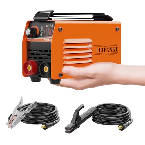 FEIFANKE ARC140 Ultra Mini Inverter Schweißgerät – 140 A IGBT DC Elektroden Schweißgerät mit Lift TIG, LED-Anzeige, Anti-Stick, 210 x 130 x 90 mm
