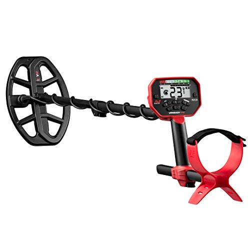 Minelab Vanquish 440 Multifrequenz Pinpointing Metalldetektor für Erwachsene mit der Wasserdichten V10 10