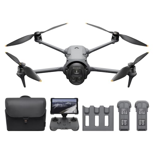 DJI Mavic 4 Pro 512GB Creator Combo, Drohne mit DJI RC Pro 2, Flaggschiff Triple Kamera Drohne mit 100 MP 4/3-CMOS-Hasselblad-Kamera, 51 Min. max. Flugzeit, drei Akkus, Ladestation und mehr