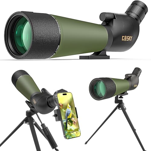 Gosky Spektiv Vogelbeobachtung 20-60 x 80 Porro Prism für sportschützen - wasserdichtes für das Schießen von Vogelbeobachtung Wildlife Scenery