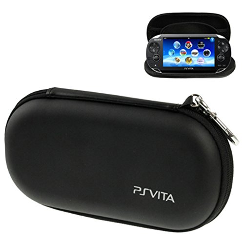 LUPO tragbare Fest Shell Tasche mit Stoßdämpfung für PS Vita / PSP, Größe: 195 x 100 x 32mm - SCHWARZ