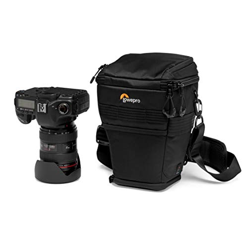 Lowepro ProTactic TLZ 70 AW DSLR toploader - Expand to hold up to 24-70mm f/2.8 and Lens Hood with Portrait Grip - Camera Gear to Personal belongings - for DSLR Like Canon 5D - LP37278-PWW