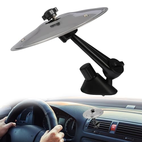 Zernblend Trommel, Schlagzeug Becken, Mini Schlagzeug, Car Crash Becken, Auto Crash Becken, Auto Trommel Lüftungsschlitz, Vehicles Inneneinrichtung(Silber)