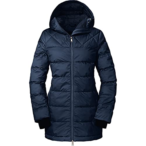 Schöffel Damen Insulated Boston 424 Parka Mäntel, Navy Blazer, 46 EU