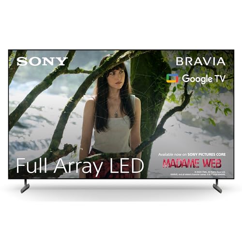 Sony BRAVIA, KD-65X85L, 65 Zoll Fernseher, Full Array LED, 4K HDR 120Hz, Google TV, Smart TV, Works with Alexa, BRAVIA CORE, TRILUMINOS PRO, HDMI 2.1, Gaming-Menü mit ALLM + VRR
