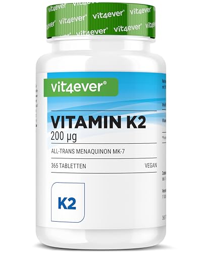 vit4ever Vitamin K2 MK7-365 Tabletten - 200 µg pro Tablette - All-trans Gehalt  src=