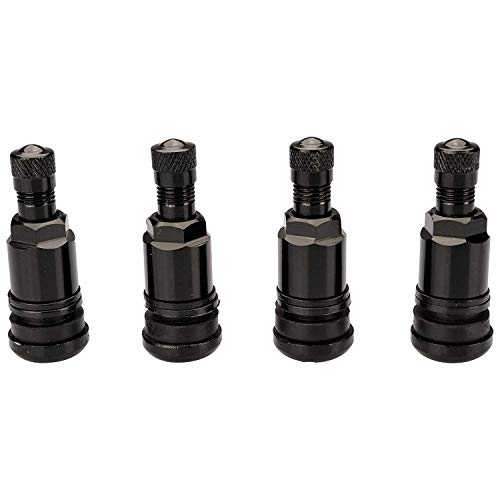 4 x SCHWARZ Metallventile I Stahlventile I Universal Felgenventile I 11,3 mm NEU