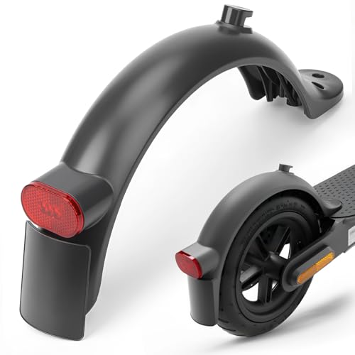 Amitor Hinterer Kotflügel für Xiaomi Pro/Pro 2 / 1S Electric Scooter, Xiaomi E Scooter Zubehör Schutzblech Hinten mit Rücklicht, 1PCS (Kein Zubehör)