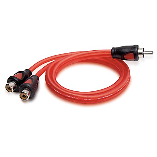 Sinuslive YK-1 Y-Cinchkabel Adapter - 1x Buchse auf 2x Stecker - Car-HIfi