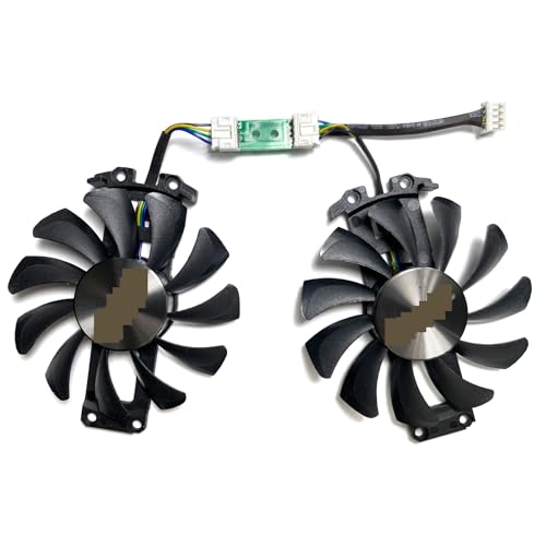 SHANGYG Für ZOTAC für GeForce für GTX1060 960 4GB GDDR5 Grafikkarte Ersatz Fan GA81S2U Ersatzteile(A Pair of Fans)