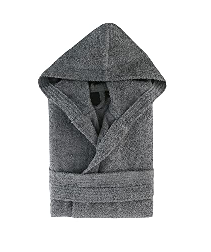 Top Towel - Elegant - Bademantel für Damen und Herren 100% Baumwolle, 500 g/m² - Option mit oder ohne Kapuze - Weich und saugfähig für Dusche, Spa und Pool