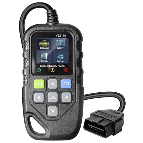 OBD2 Diagnosegerät: Auslesegerät Auto Vollständige OBD2 Funktionen, One Touch I/M Bereitschaftstaste, Multifunktionales Diagnosegerät Auto, 13 Sprachen DTC KFZ Diagnosegerät Für Fahrzeuge Ab 1996