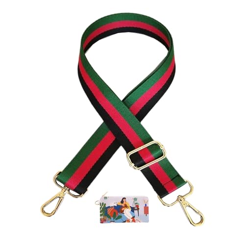 Senral Verstellbarer Schultergurt 3.8cm Breiter Taschengurt Bunter Handtaschen Schulterriemen Taschengurte Zum Wechseln 80-140cm Schultergurt für Damen Taschen DIY Zubehör