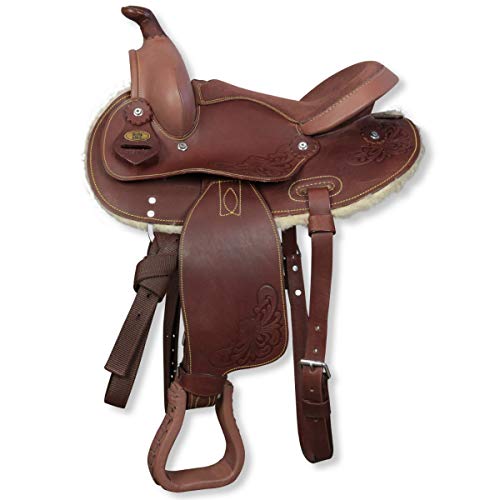 Silver Horse Sella Pony Western Wyoming Marrone 13