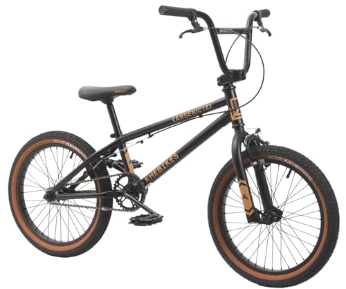 KHEbikes KHE Arsenic 18 Zoll BMX Fahrrad – 10,2 kg leicht – Kinder & Jugend Freestyle BMX – Schwarz – 18