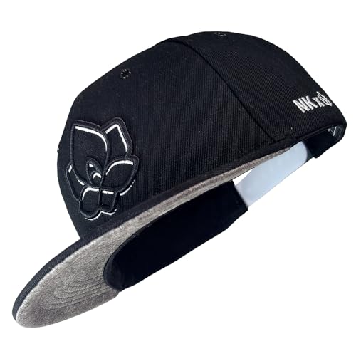 Nebelkind Snapback-Cap-Herren Damen Der Keller schwarz, Einheitsgröße OneSize, Größenverstellbar, Unisex, hochwertige Basecap trendig, Streetwear Style, Baseball-Kappe, gerader Schirm, Retro