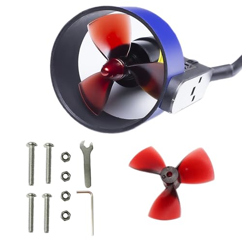 ApisQueen 12-24V 800W U5 Unterwasser-Triebwerk, 15,4 lbs Schubkraft, bürstenloser wasserdichter Motor, für Süßwasser, für Schlauchboote, Kajaks, Fischerboote (CW)