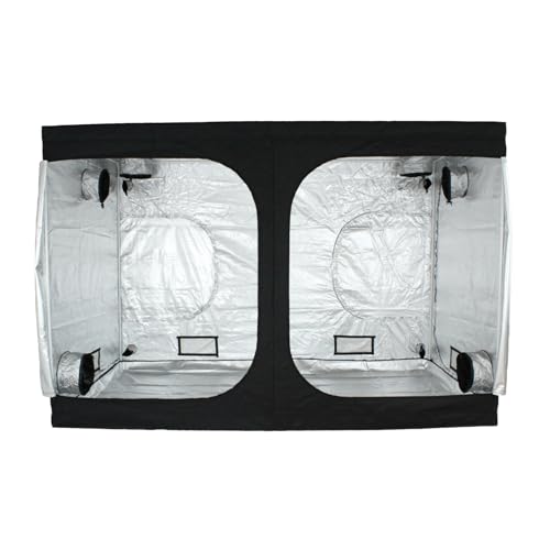 Growzelt 300x150x200 cm, schwarz, Growschrank, Pflanzenzelt für Anbauvereinigungen/Social Clubs