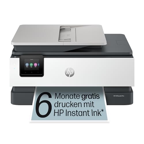 HP OfficeJet Pro 8132e Multifunktionsdrucker, 6 Monate gratis drucken Instant Ink inklusive, Drucker, Scanner, Kopierer, Fax, WLAN, LAN, Duplex, ePrint, Airprint, Basalt
