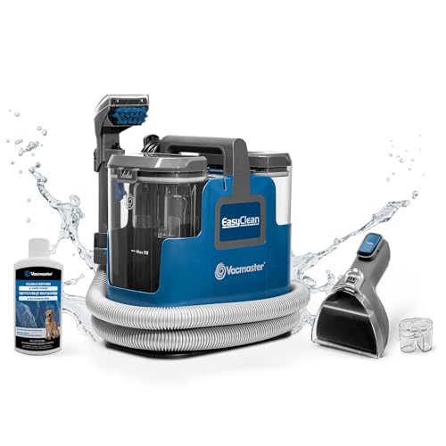 Vacmaster SCB0501 Waschsauger, Teppichreiniger, Polsterreiniger | für Sofa, Vorleger, Polster, Auto | Nass-Trocken-Sauger mit starker Saugkraft, Blau