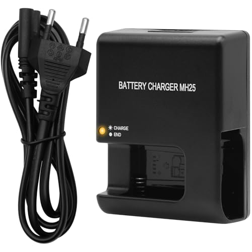MH-25 Kamera-Ladegerät für Nikon EN-EL15 EN-EL15a EN-EL15b für Nikon D500 D600 D610 D750 D780 D800 D800E D810 D810A D850 D7000 D7100 D7200 D7500 Coolpix Z5 Z6 Z6 II Z6 III Z7 Z7 II Z1 Z8 V1 1V1