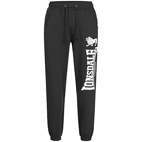 Lonsdale Herren Jogginghose schmale Passform OCKLE, Black 5XXL, 113659