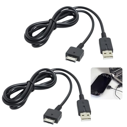 Greacesrio Datenkabel Ladekabel kompatibel mit PS Vita 1000, USB-Ladekabel, 1,2 m/3,9 FT USB-Stromkabel Datenübertragung für PS Vita