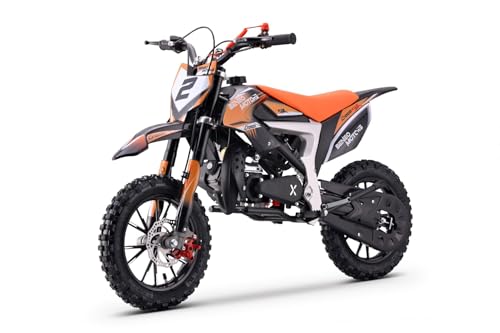 Motocross für junge Fahrer Beneo Motors CROSS SX Orange - 50cc Dirtbike Dirt Bike CrossBike DirtBike pocket 50cc Pitbike PocketBike Motocross Motorrad Motorbike