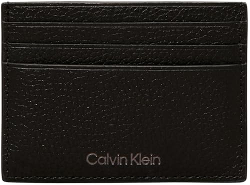 Calvin Klein Herren Kartenetui Warmth Cardholder Klein, Schwarz (Ck Black), Einheitsgröße