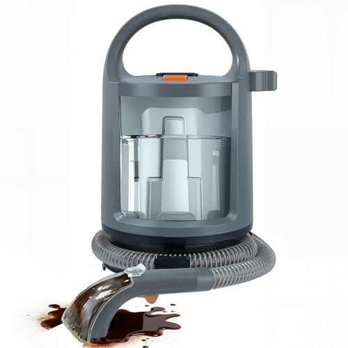 Polsterreiniger Gerät 400W, 12kPa – Tragbarer Waschsauger mit 2-Tank-System, Teppichreiniger & Fleckenentferner für Sofa, Teppiche, Auto, Bett & Vorleger