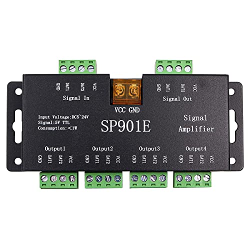 CENPEK SP901E LED Pixel WS2812B WS2811 SPI Signalverstärker Repeater für WS2813 SK6812 WS2815 WS2801 SK9822