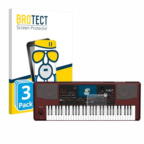 BROTECT Entspiegelungs Schutzglas für KORG Pa1000 (3 Stück) Schutzfolie Panzer Folie Glas Matt [Extrem Kratzfest 9H, Anti-Reflex, Anti-Fingerprint]