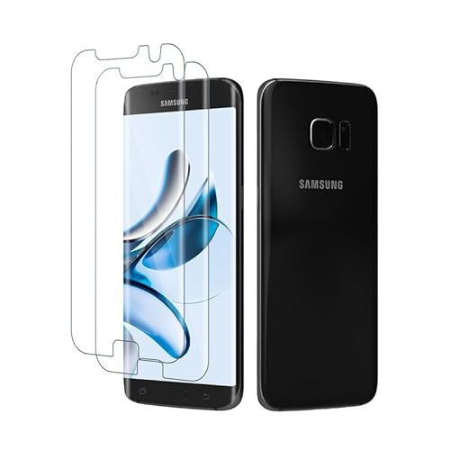 [2 Stück] für Folie Samsung Galaxy S7 edge Panzerglas, Frei von Staub Schutzfolie Samsung S7 edge Displayschutz, Kompatibel mit Hülle, Anti-Shedding Displayfolie Schutzglas
