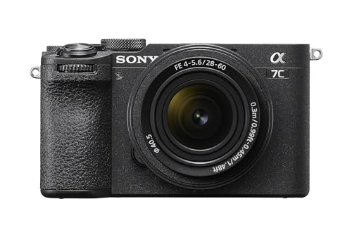 Sony Alpha 7C II Vollformat Systemkamera mit 28–60mm Objektiv – 33 MP, Echtzeit-Autofokus, 10 B/s, 4K Video, neigbarer Touchscreen, kompakt & leicht (schwarz)
