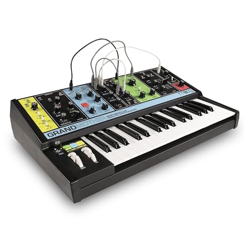 MOOG Grandmother Semimodularer Analog-Keyboard-Synthesizer mit 32 Tasten, eingebautem Arpeggiator, Sequencer und Federhalltank